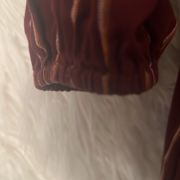 Old Navy Burgundy striped dresss - Picture 4 of 7